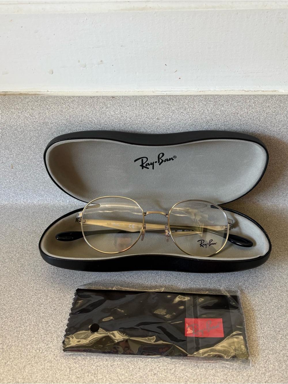 Ray-Ban Silver phantoms shape glasses with blue light lenses, RB 6343 2595 - Picture 1 of 12
